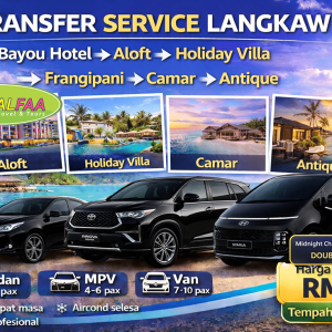 Transfer Service From Bayou Hotel Langkawi to Zone 4