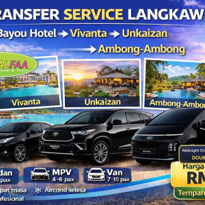 Transfer Service From Bayou Hotel Langkawi to Zone 5