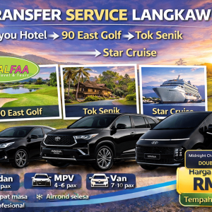 Transfer Service From Bayou Hotel Langkawi to Zone 10
