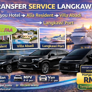 Transfer Service From Bayou Hotel Langkawi to Zone 11