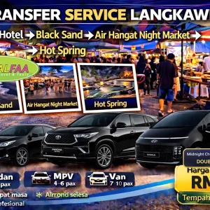 Transfer Service From Bayou Hotel Langkawi to Zone 20