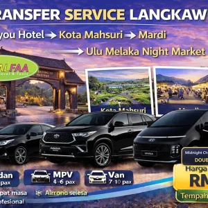 Transfer Service From Bayou Hotel Langkawi to Zone 12