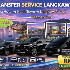 Transfer Service From Bayou Hotel Langkawi to Zone 13