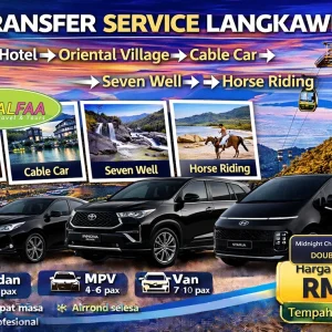Transfer Service From Bayou Hotel Langkawi to Zone 17
