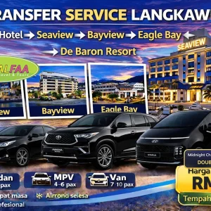 Transfer Service From Bayou Hotel Langkawi to Zone 16