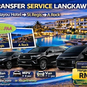 Transfer Service From Bayou Hotel Langkawi to Zone 24