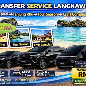 Transfer Service From Bayou Hotel Langkawi to Zone 23