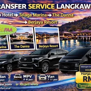 Transfer Service From Bayou Hotel Langkawi to Zone 18